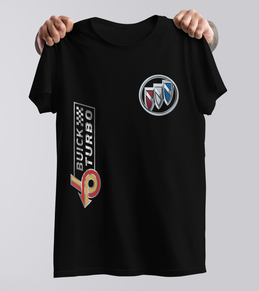 BUICK TURBO Logo With Tri-Shield Emblem T-Shirt