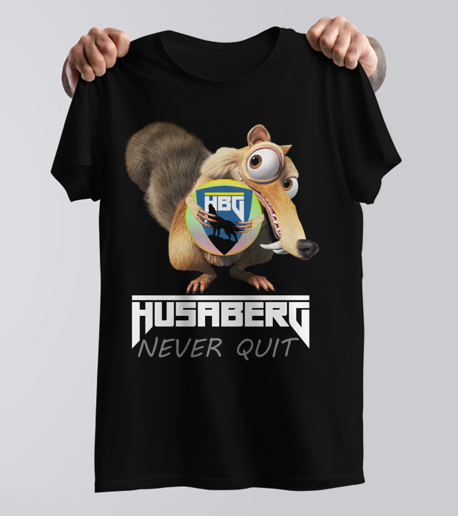 Husaberg Never Quit HBG Ice Age Scrat T-Shirt