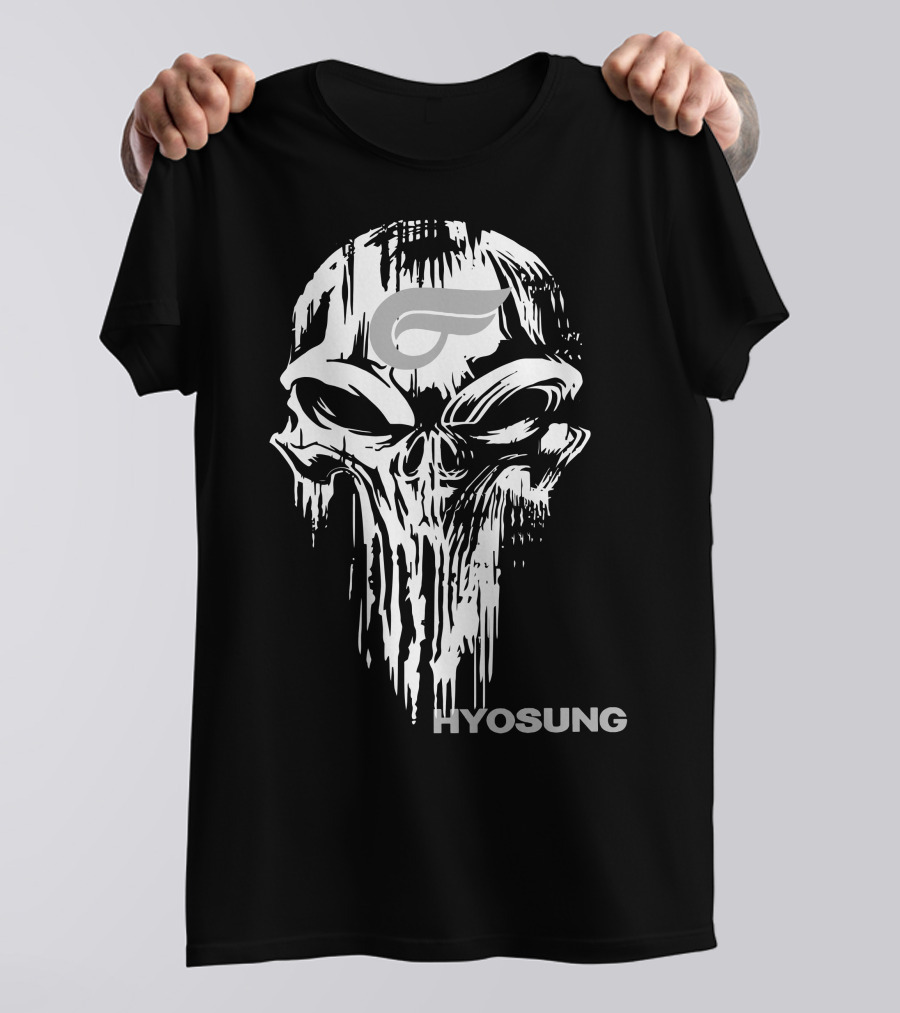 HYOSUNG Skull With Stylized T-Shirt