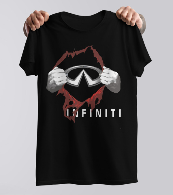 INFINITI Logo Superhero Unveiling Hands T-Shirt