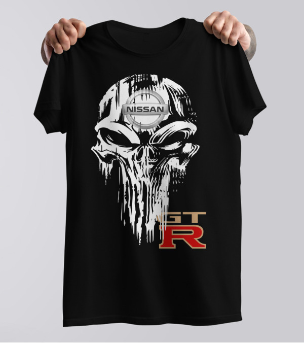 NISSAN GTR Skull Emblem T-Shirt