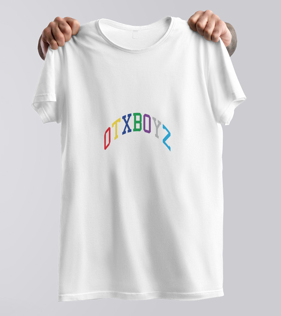 OTXBOYZ Ohgeesy Colorful Lettering T-Shirt