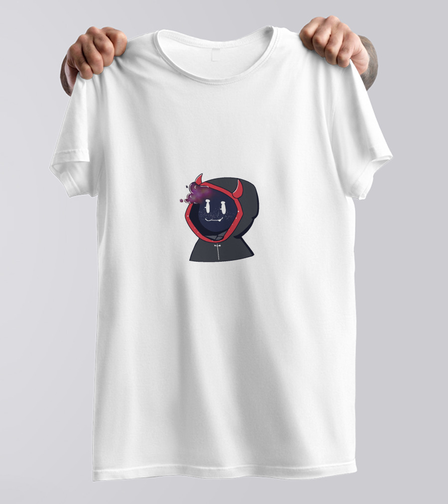BadBoyHalo Devil Hoodie Galaxy Face T-Shirt