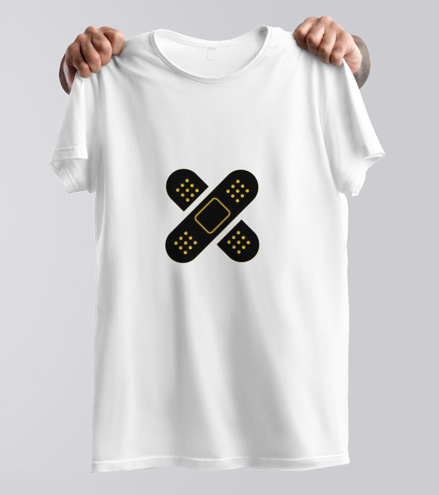 Mothica Bandaid Cross T-Shirt