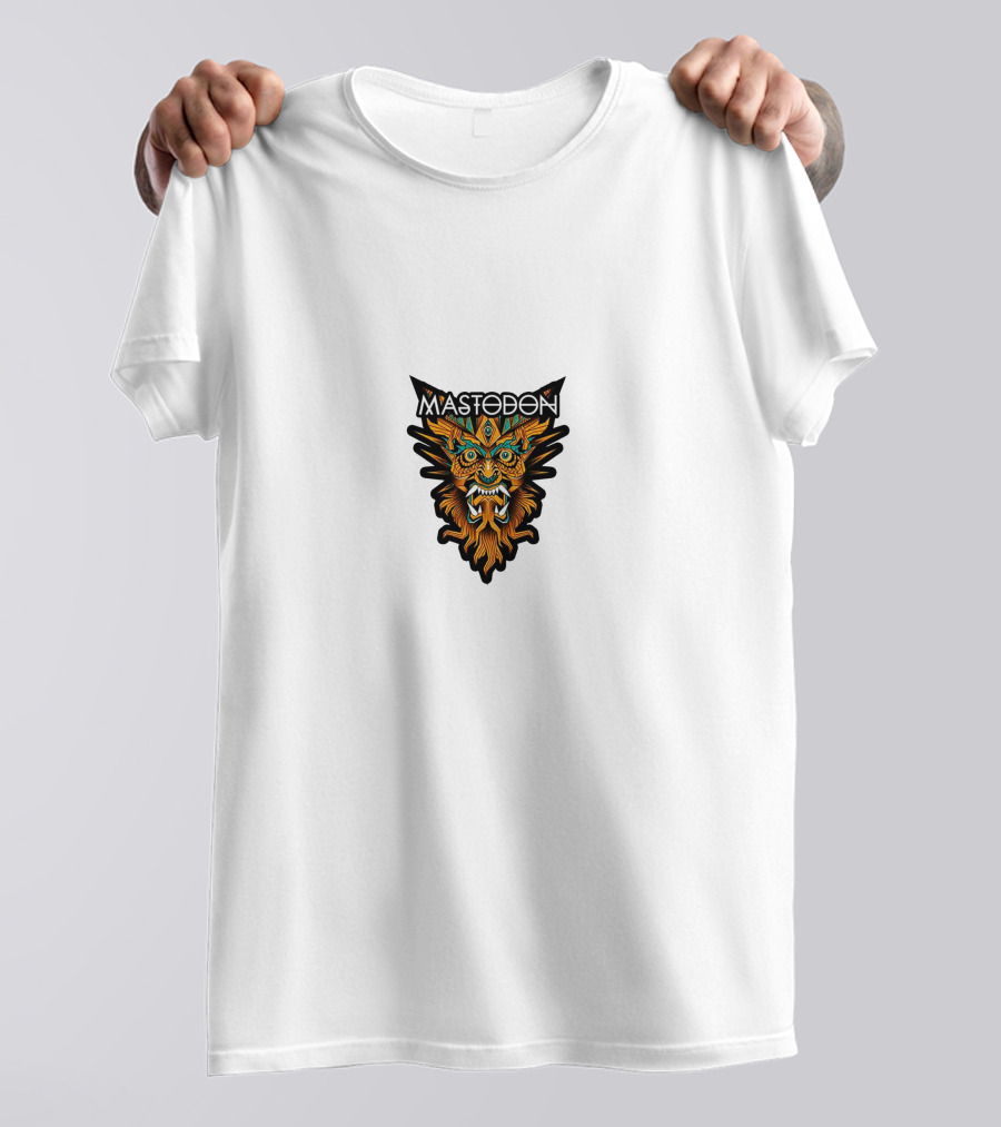 Mastodon Psychedelic Lion Head T-Shirt