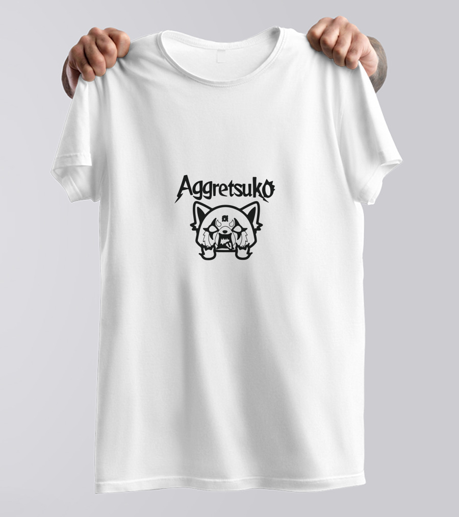 Aggretsuko Angry Face Expression Iconic Character T-Shirt