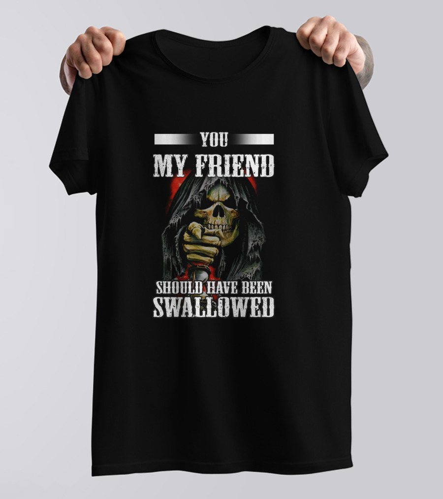 YOU MY FRIEND SHOULD HAVE BEEN SWALLOWED T-Shirt