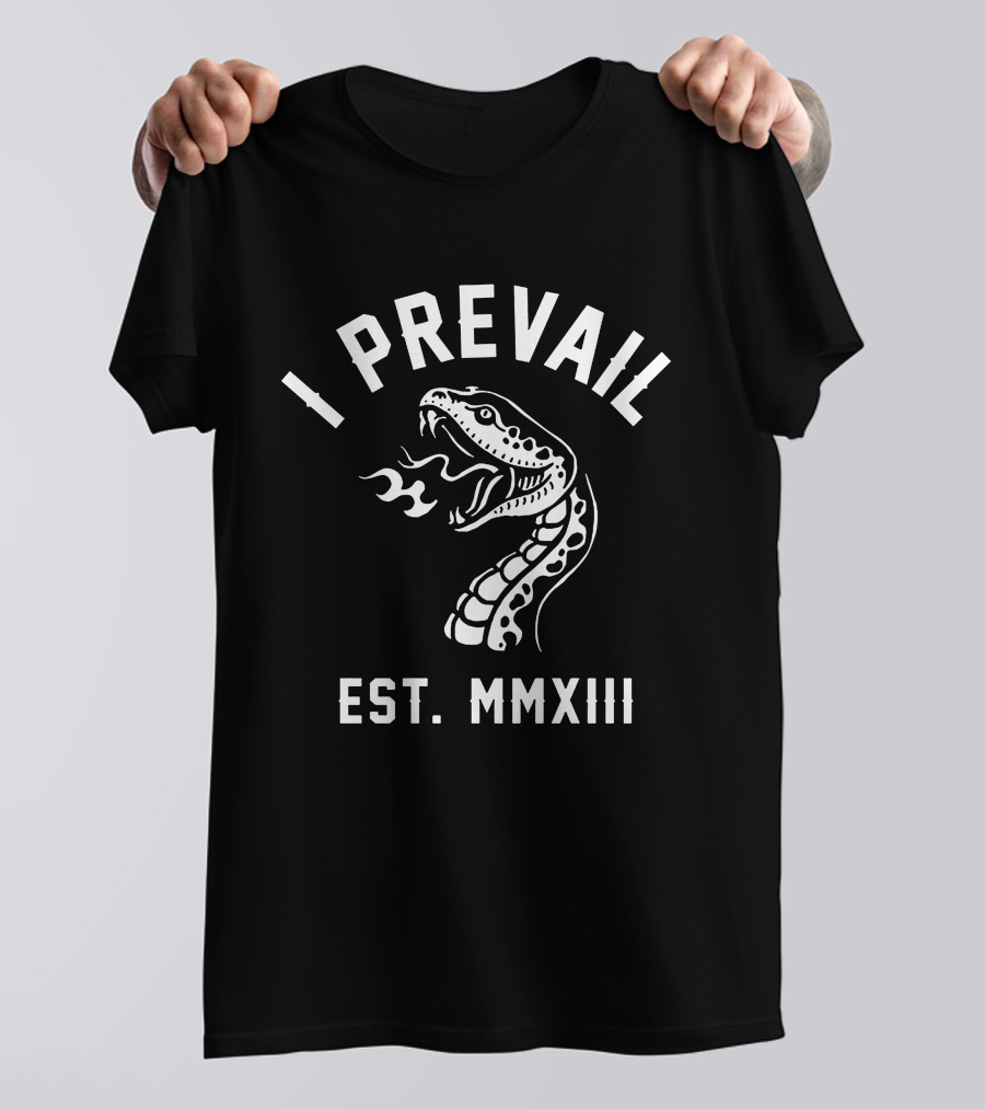 I Prevail Est. MMXIII Snake Graphic Kings Road Merch T-Shirt