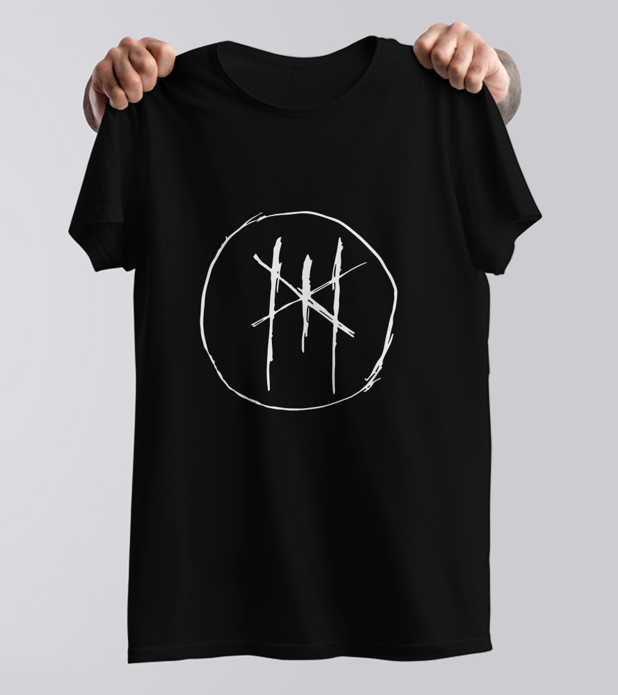 Kings Road Myrkur Merch Store Minimalist Line Circle T-Shirt