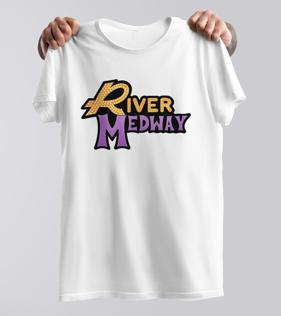 River Medway Merch Shop Bold Lettering T-Shirt