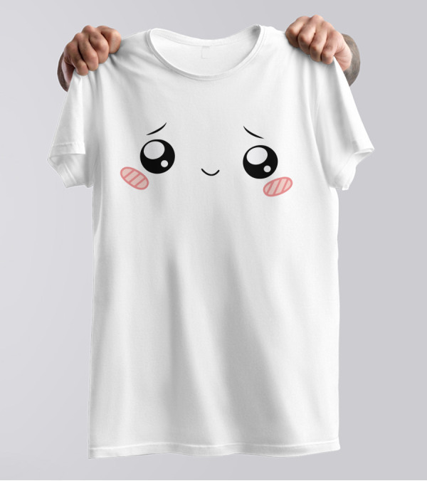 Shop The Lankybox Merch Store Cute Ghosty Kawaii Face T-Shirt