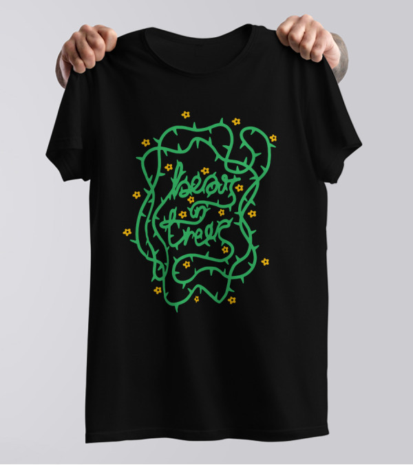 Shop Bears In Trees Merch Store Ivy Design Bears In Trees Are Smiling Back T-Shirt