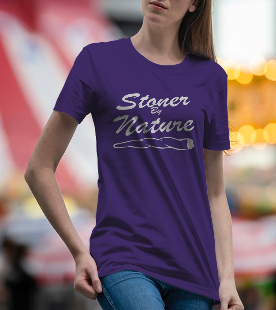 Ymh Merch Stoner By Nature Rolling Joint T-Shirt