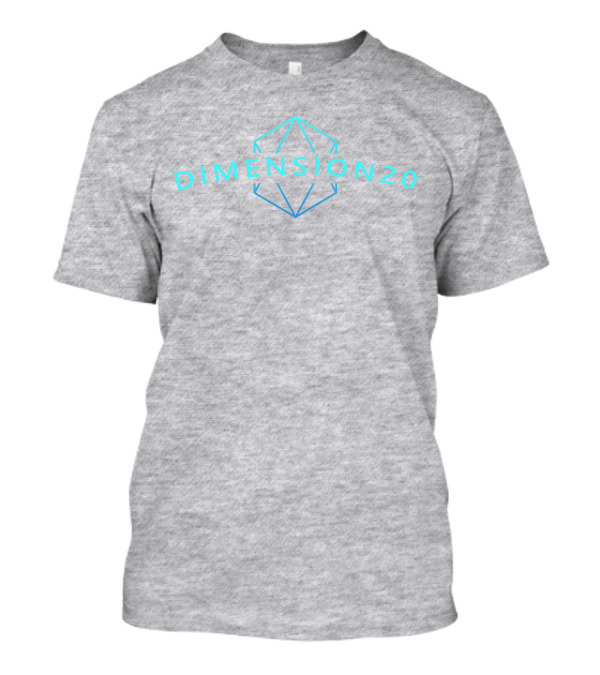 Dimension 20 Merch Geometric Logo Design Dimension 20 T-Shirt