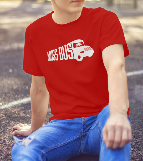 Muss Bus Eric Musselman Arkansas Razorbacks T-Shirt