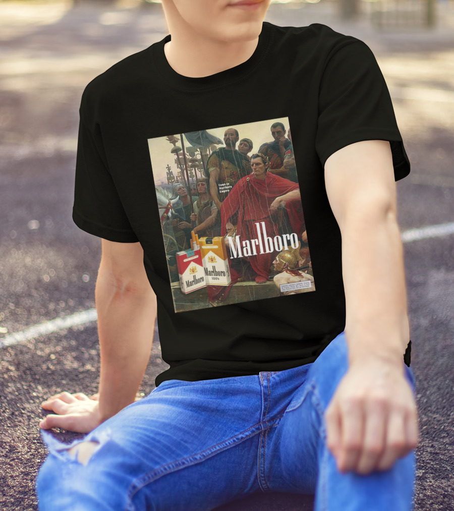 MarlboroManCo Come To Marlboro Empire Roman Soldiers Marlboro Packs T-Shirt