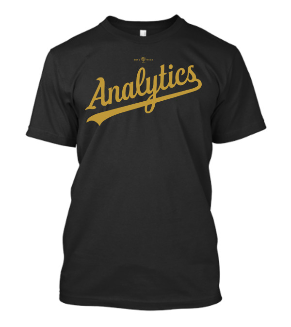 Rotowear Analytics Baseball Script T-Shirt