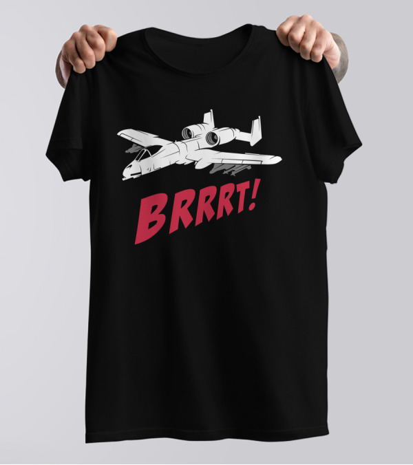 Funker530 Brrrt A-10 Warthog Merch T-Shirt