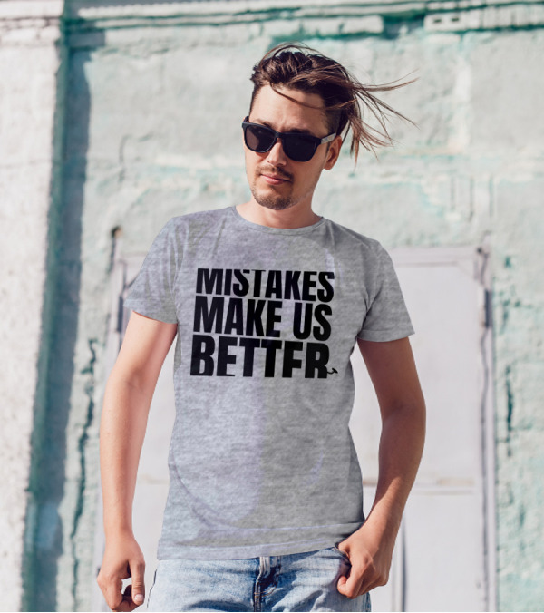 Mr. Build It Merch Mistakes Make Us Better Hammer T-Shirt