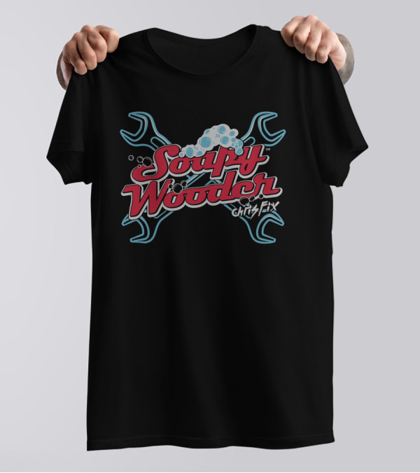 Soapy Wooder Chris Fix Wrench Bubble T-Shirt
