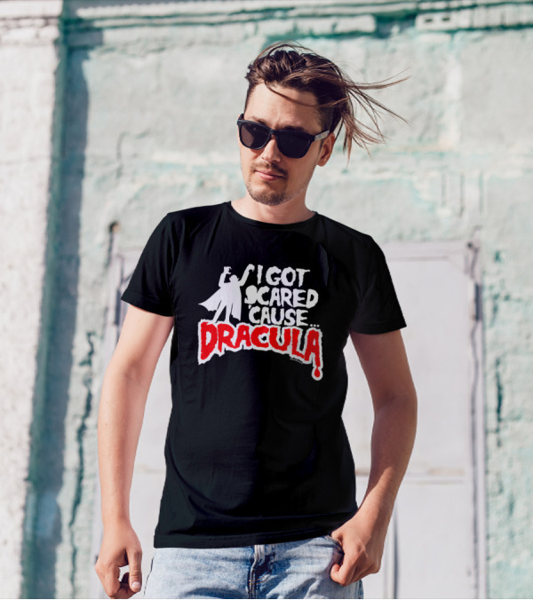 I Got Scared Cause Dracula Mmr Rock Merchandise T-Shirt