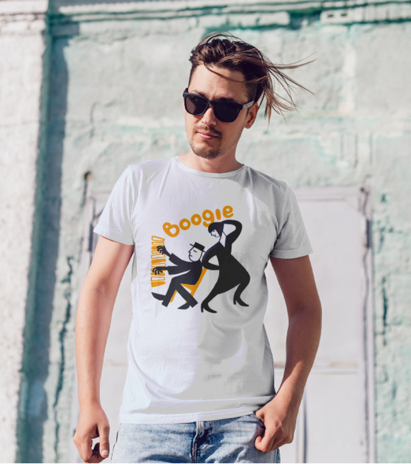 Woogie Boogie Music Dance Energetic Movement T-Shirt