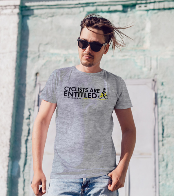 Alison Tetrick Cyclists Are Entitled To Get Home Alive Flaxy Shop T-Shirt