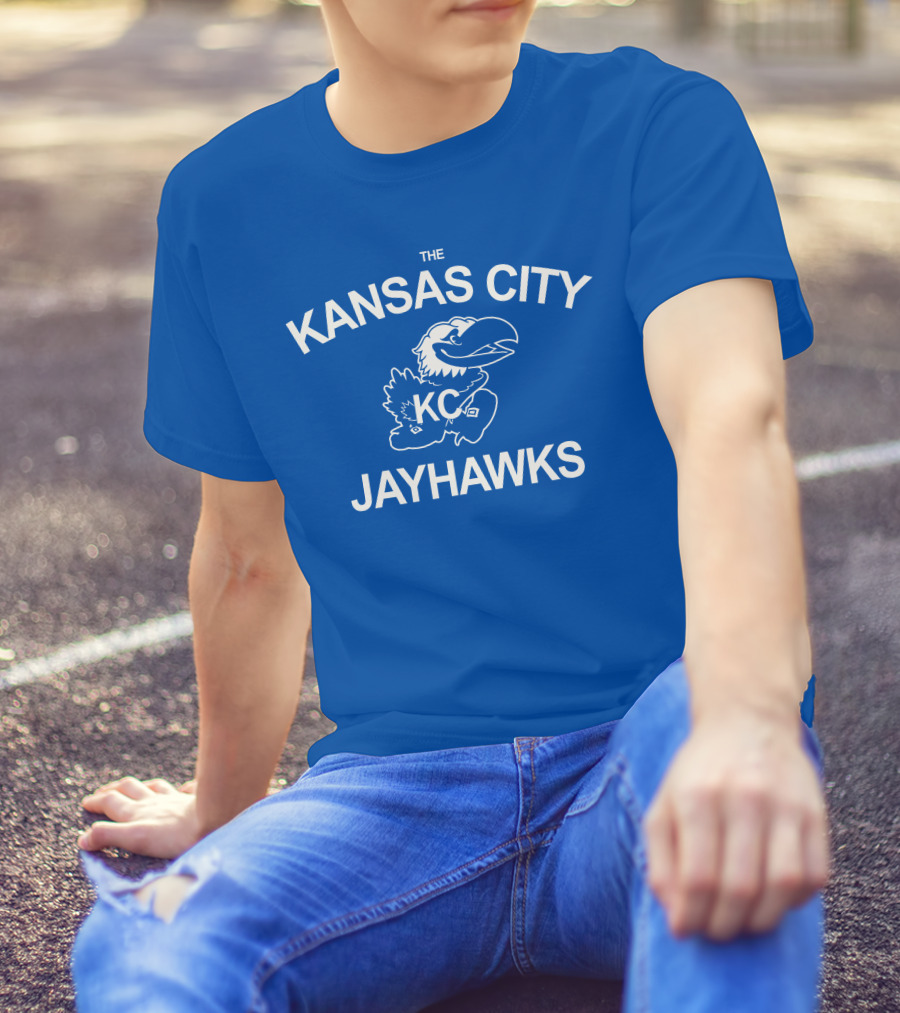 The Kansas City Jayhawks KC Raygun Clothing T-Shirt