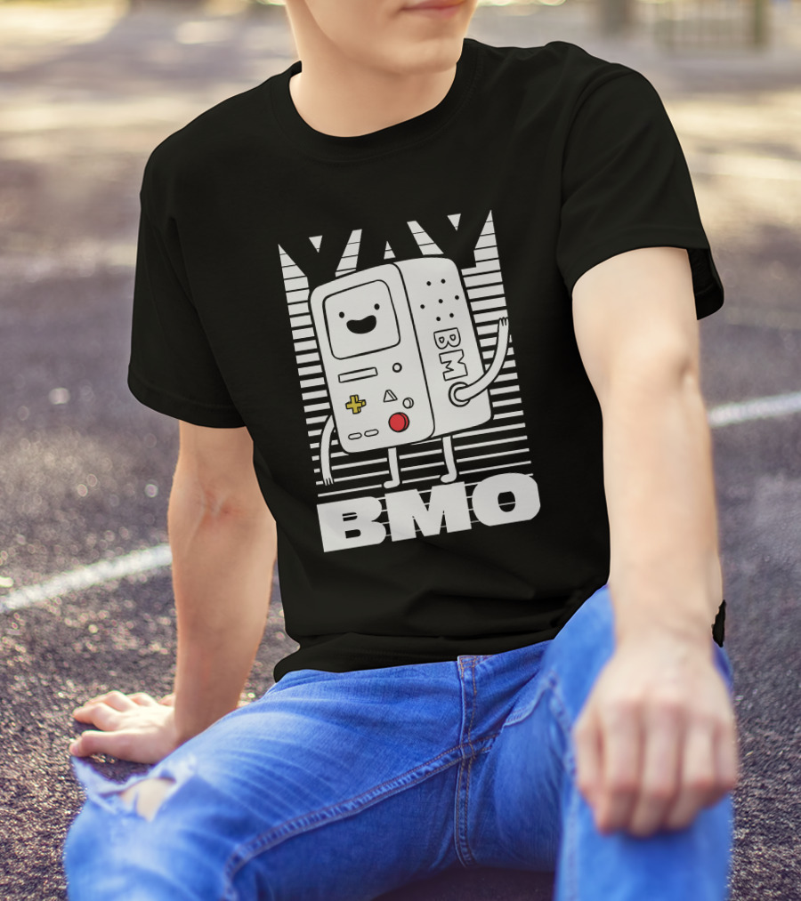 Yay BMO Adventure Time Character T-Shirt