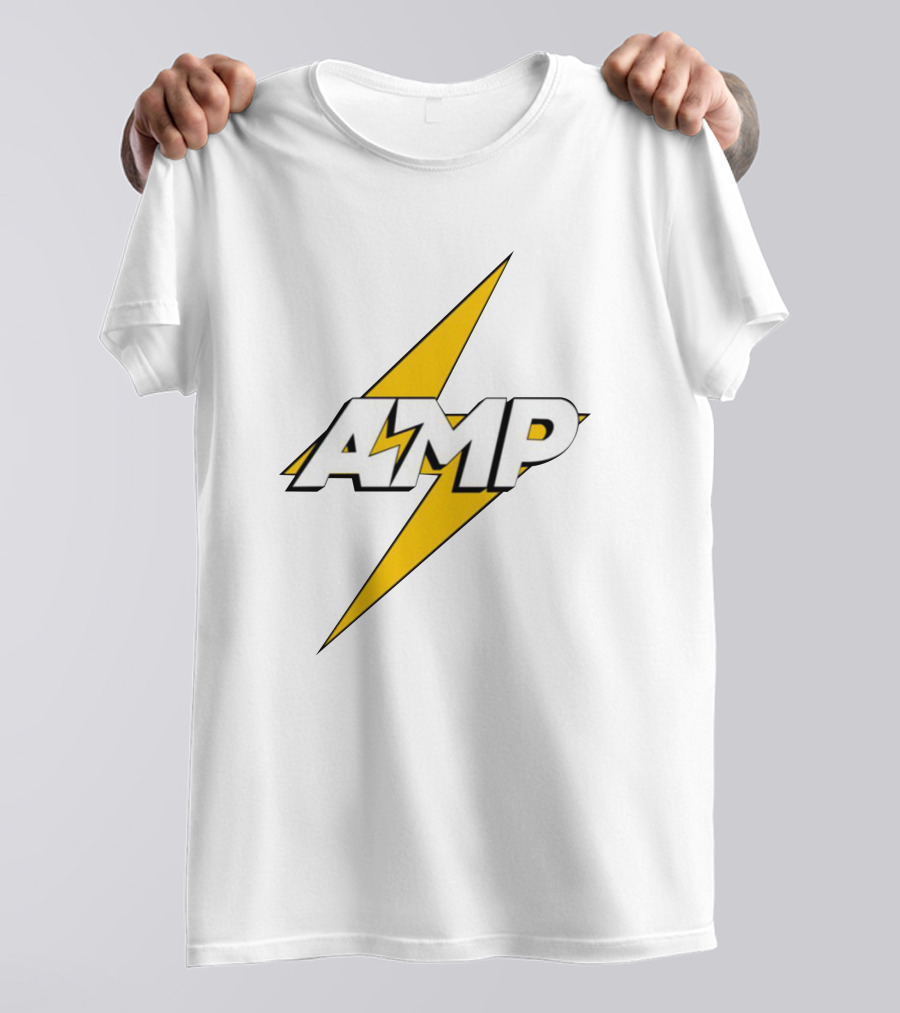 AMP Retro Lightning Bolt T-Shirt