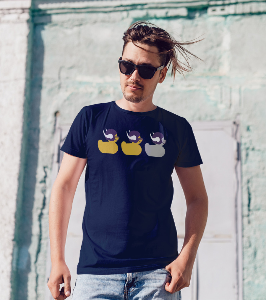 Duck Duck Grey Duck Vikings T-Shirt