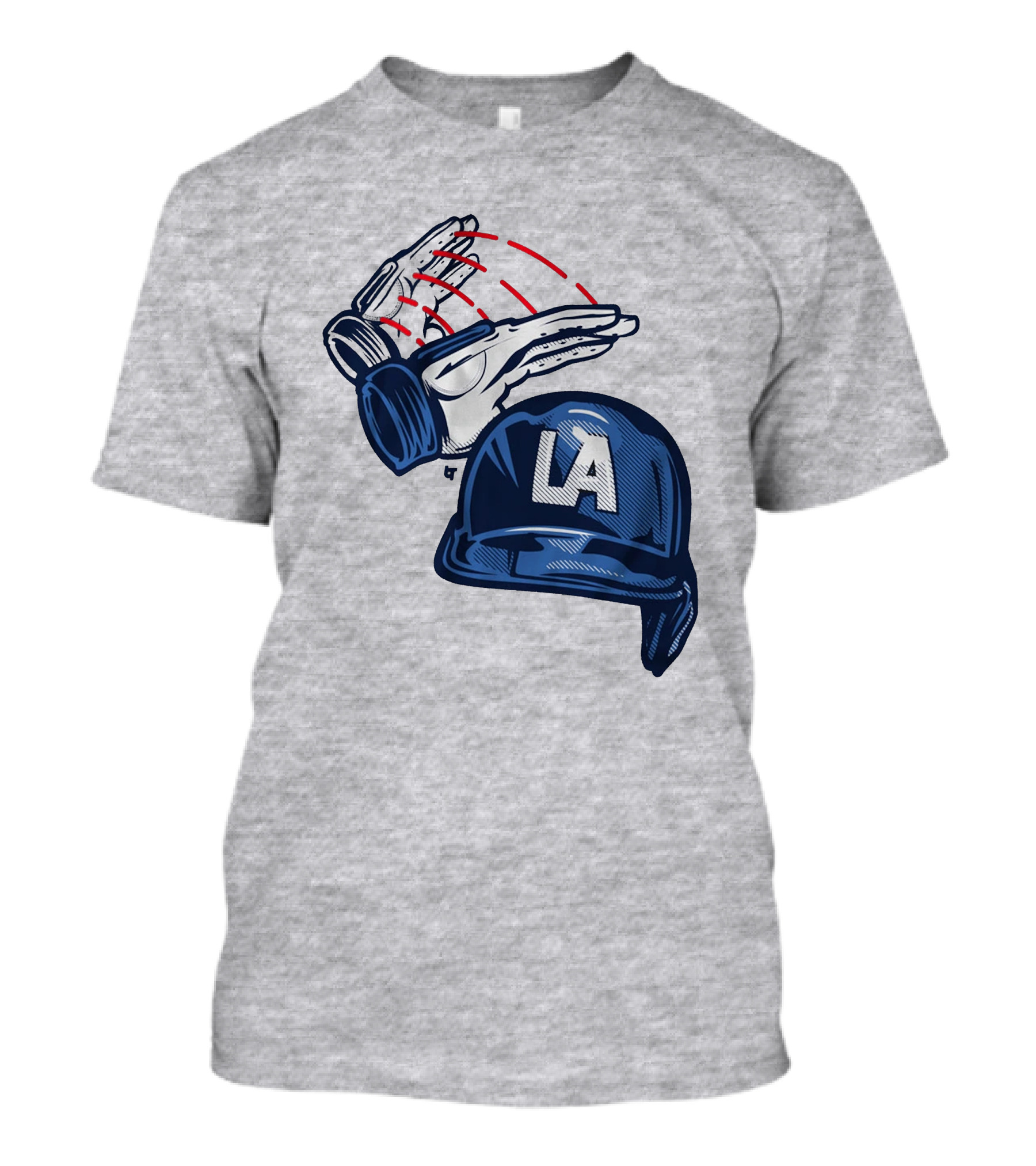 BreakingT Dunk On Em LA Helmet And Gloves T-Shirt