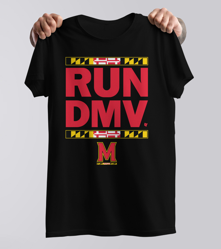 Maryland Run DMV Terps M Logo Block T-Shirt