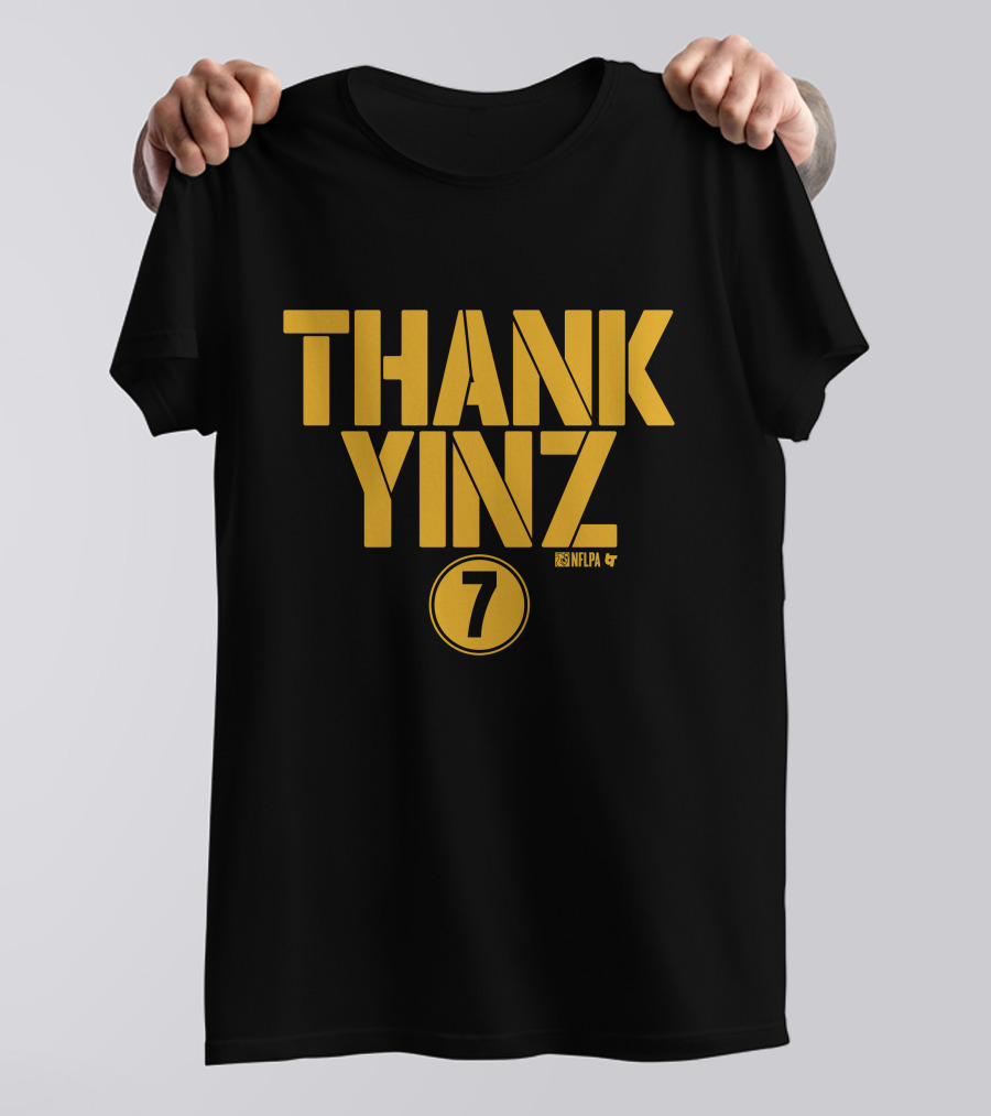 Ben Roethlisberger Thank Yinz 7 NFLPA T-Shirt
