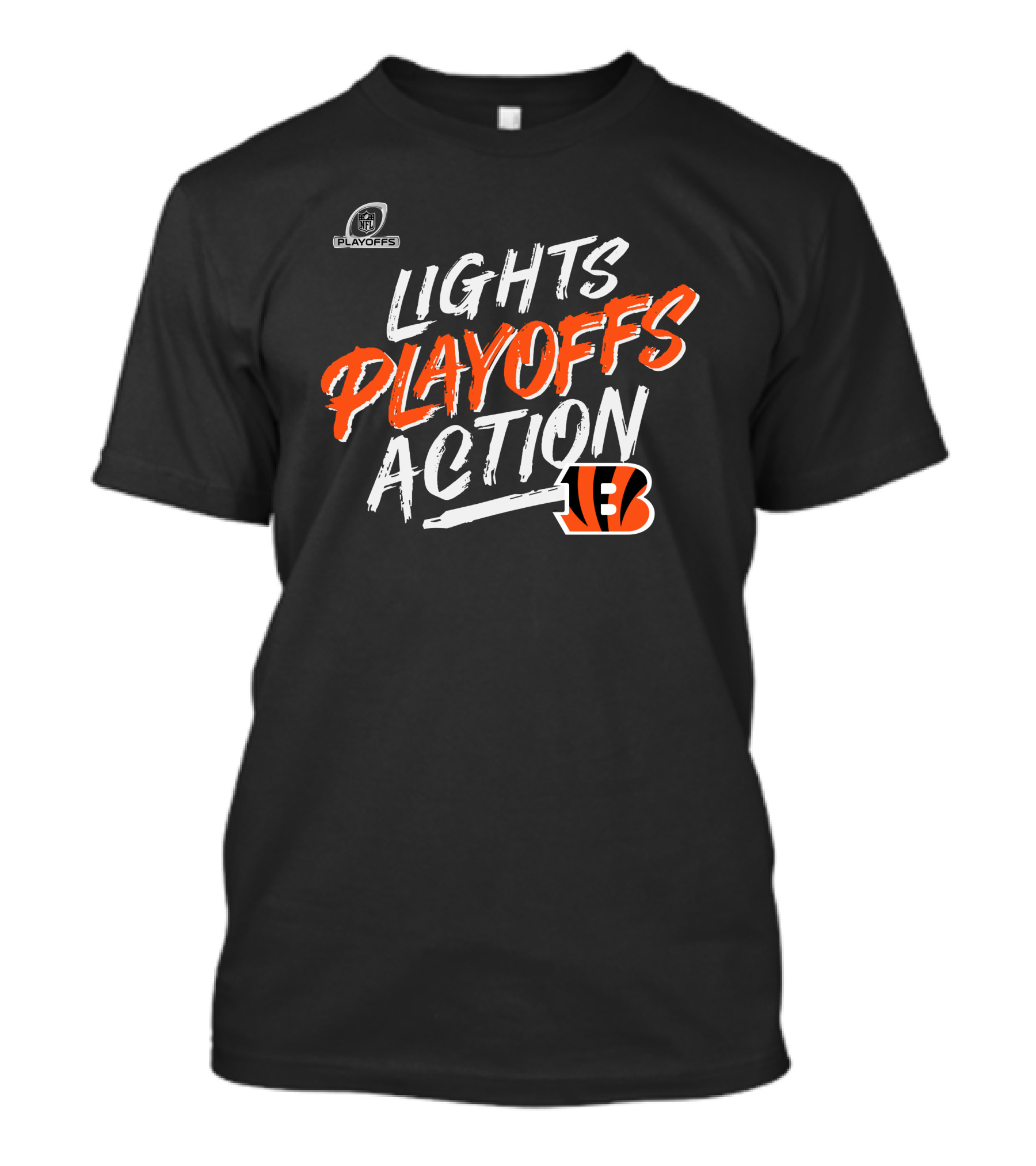 Lights Playoffs Action Bengals T-Shirt