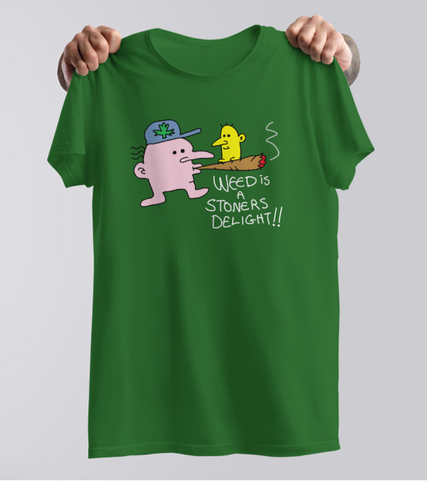 The Average Joey Weed Is A Stoners Delight Weed Is A Stoners Delight T-Shirt