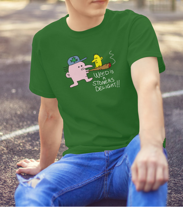 The Average Joey Weed Is A Stoners Delight Weed Is A Stoners Delight T-Shirt