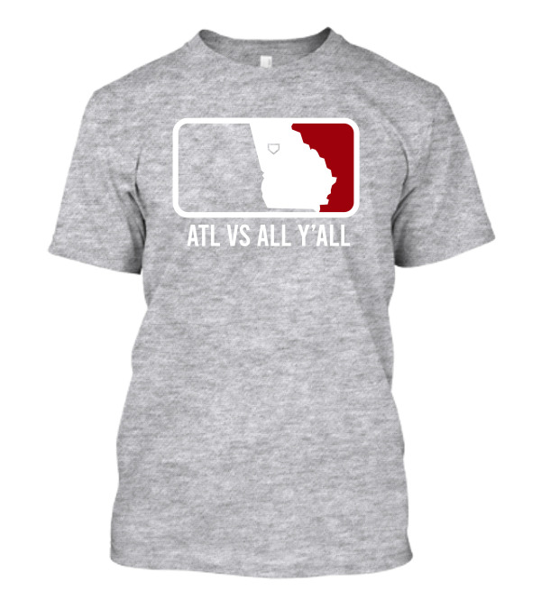 Lily Tweet Atl Vs All Y'all Georgia Map T-Shirt