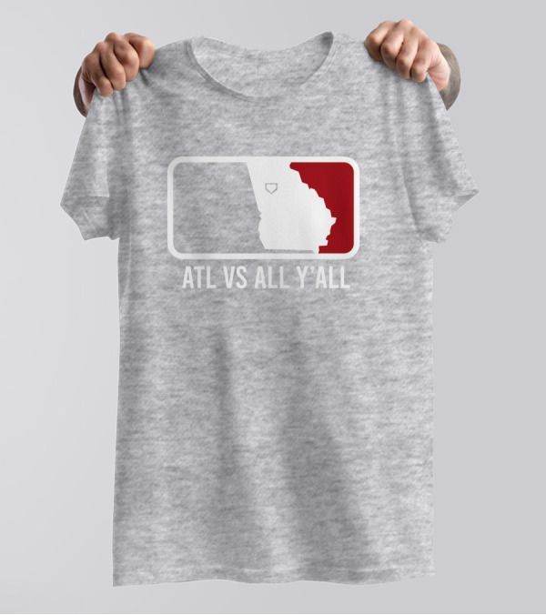 Lily Tweet Atl Vs All Y'all Georgia Map T-Shirt