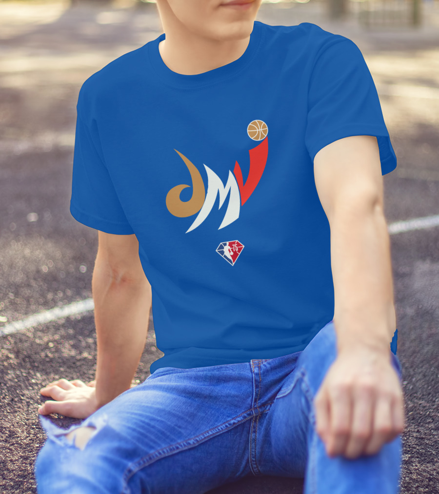 Wizards NBA 75th Anniversary DMV Hoop District Basketball T-Shirt