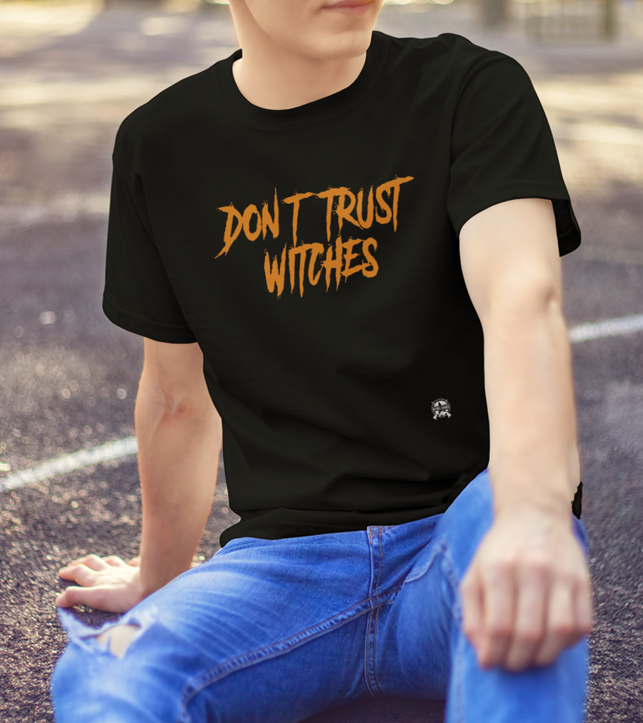 Don't Trust Witches Halloween Bring Ammo Merch Collection T-Shirt