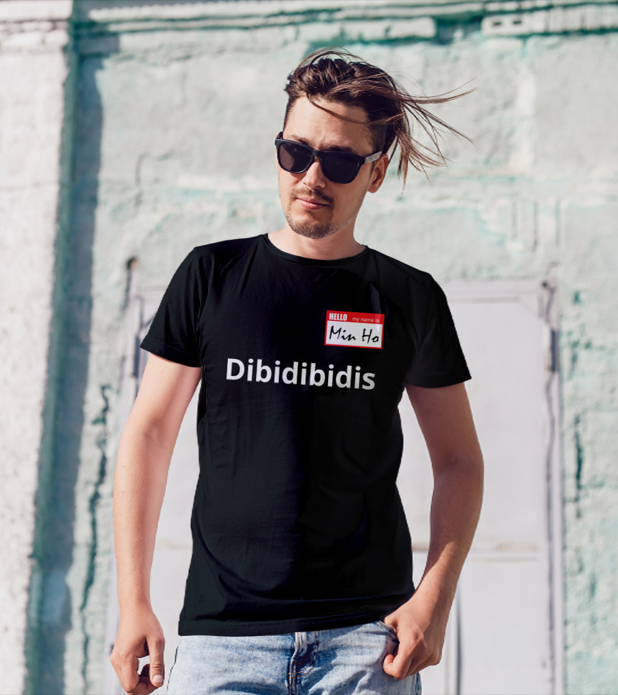 Dibidibidis Hello My Name Is Minho Shinee T-Shirt
