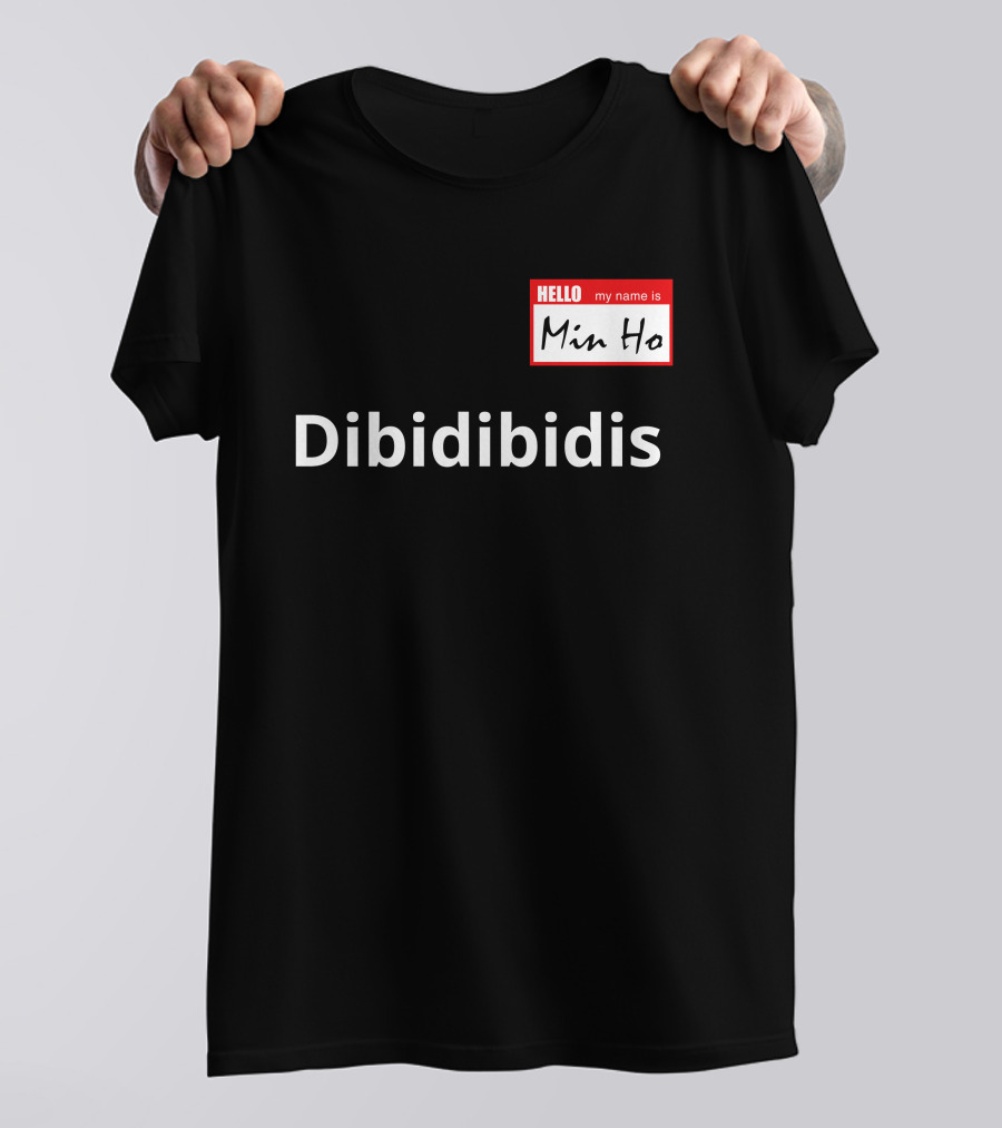 Dibidibidis Hello My Name Is Minho Shinee T-Shirt