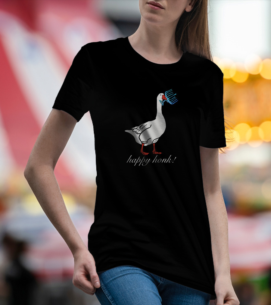 Maimonides-Nutz Happy Honk Goose With Comb T-Shirt