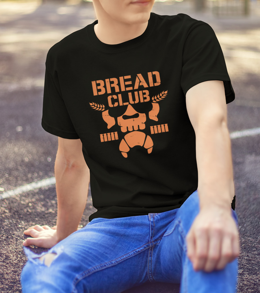 Bread Club Skull Bread Satoshi Kojima T-Shirt