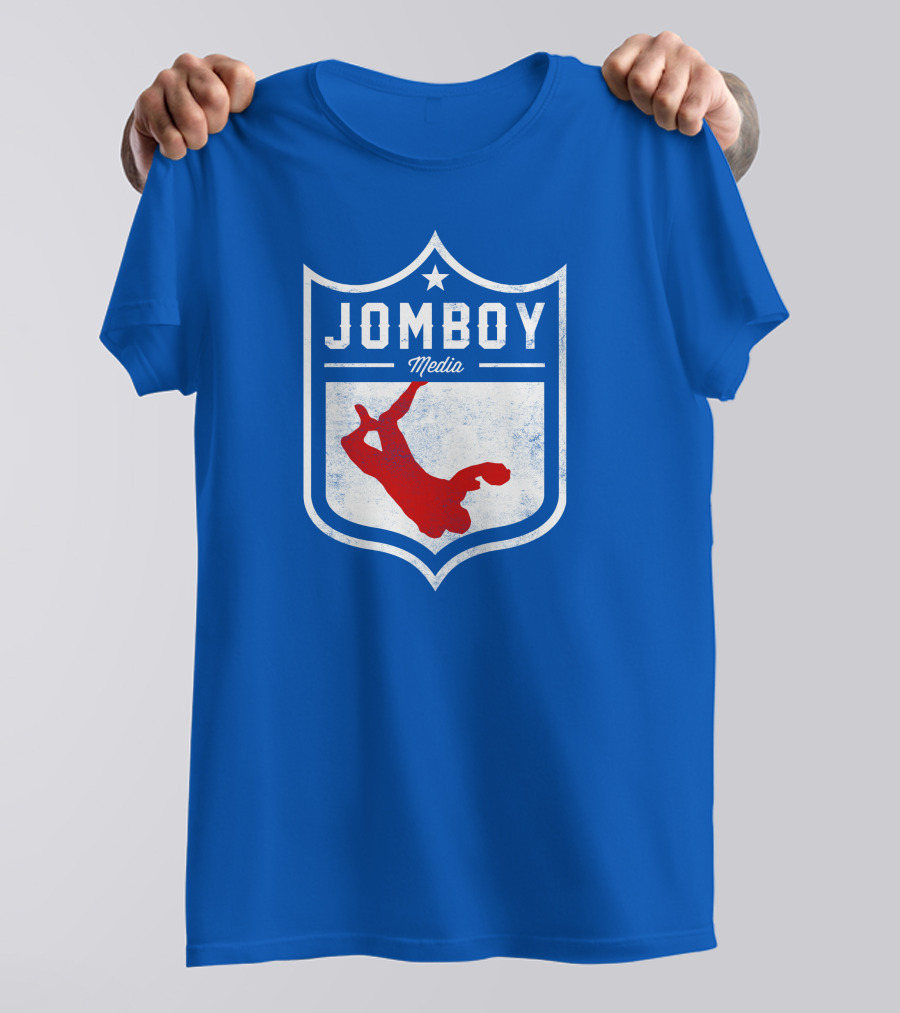 Jomboy Media Merch Thicc Six New Logo NFL Shield T-Shirt