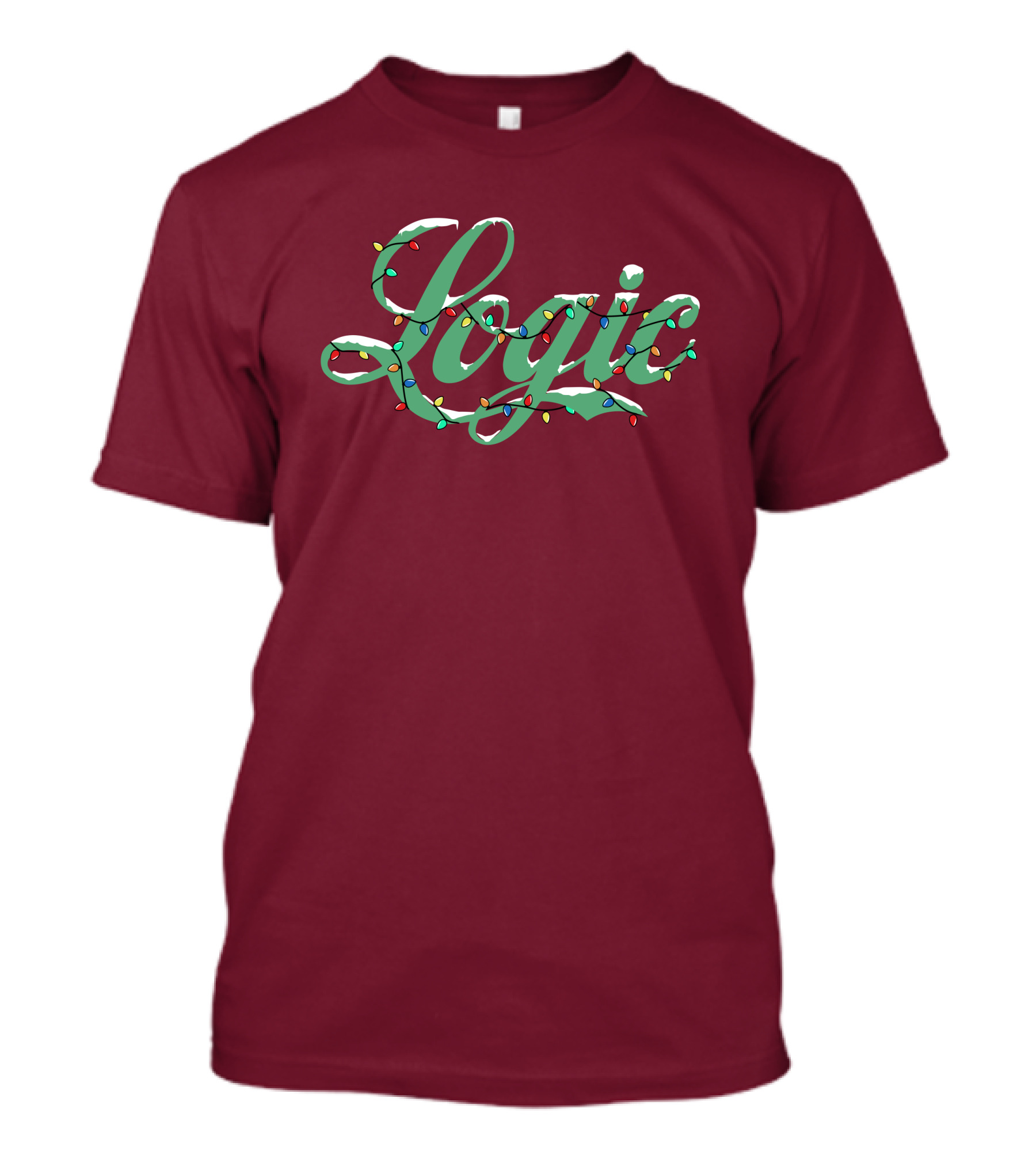 Logic Merch Holiday Lights Script Collection T-Shirt