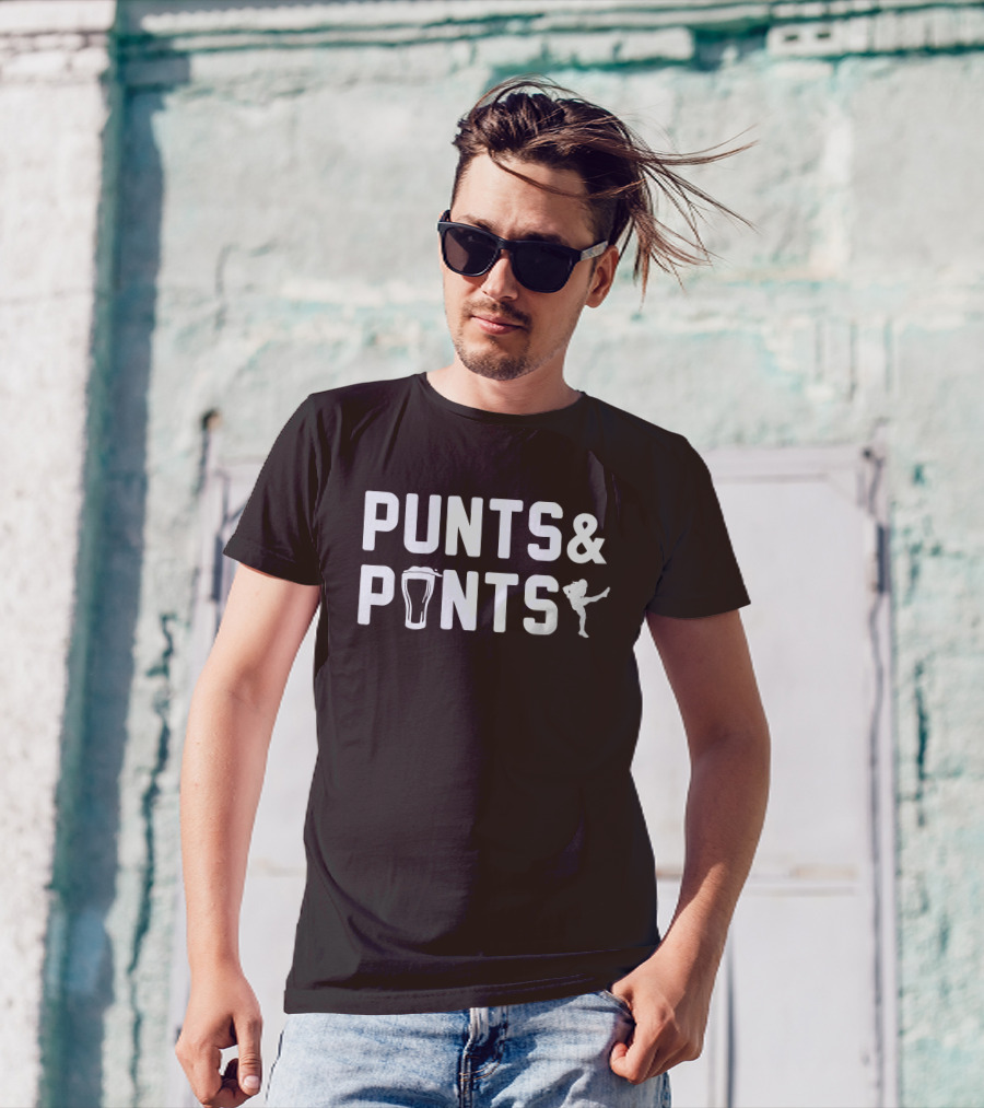 Johnny Stanton Szabo Punts And Pints Football Beer Combo T-Shirt