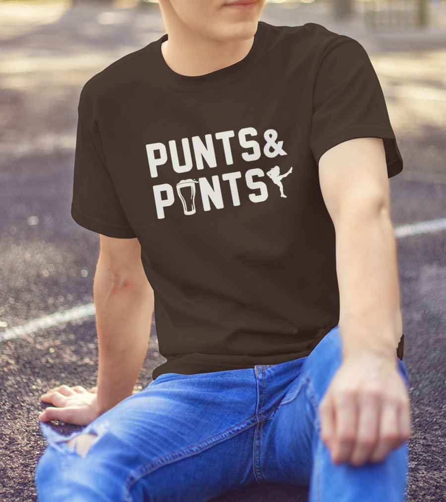 Johnny Stanton Szabo Punts And Pints Football Beer Combo T-Shirt