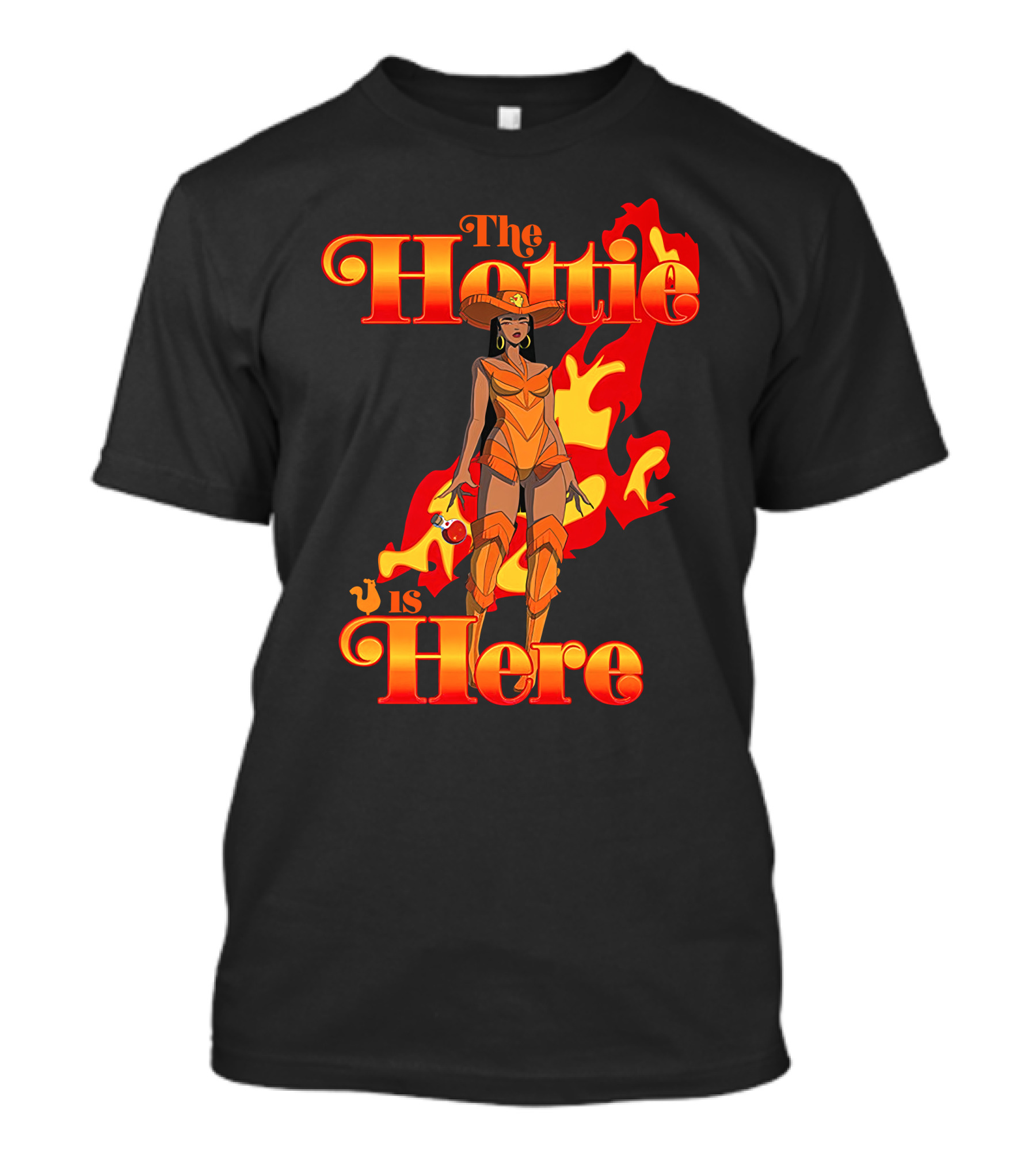 The Hottie Is Here Popeyes X Megan Thee Stallion Fire T-Shirt
